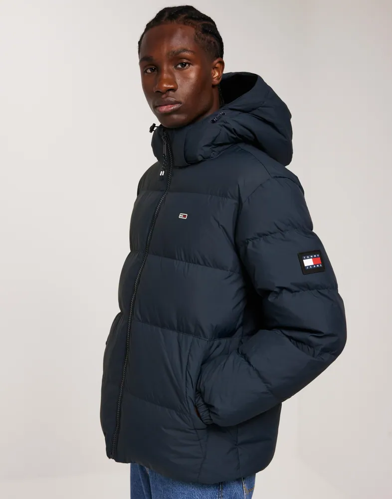 Padded Jacket Mens Tjm Essential Tommy Essential Down Jacket Green