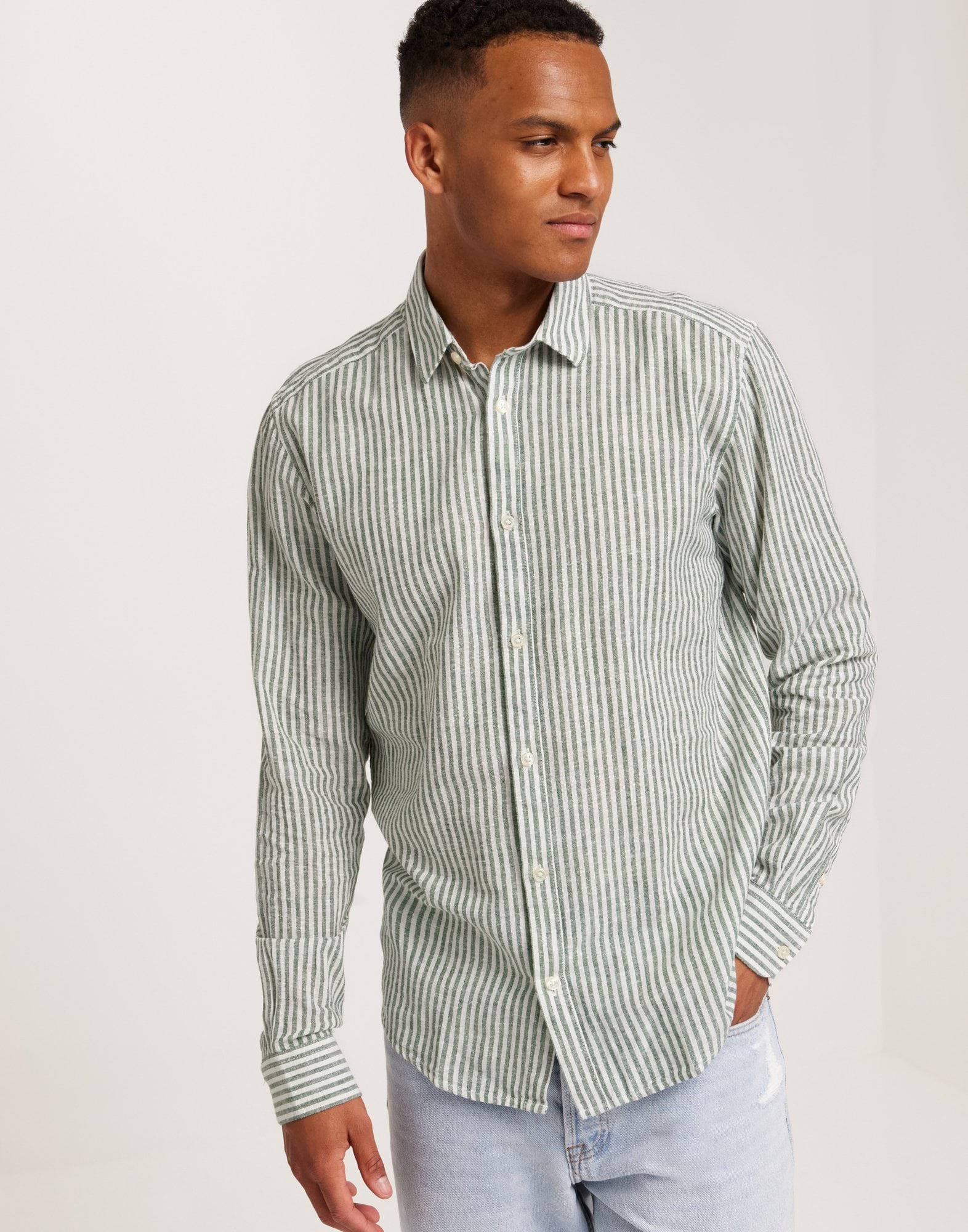 ONSCAIDEN LIFE LS STRIPE LINEN 660