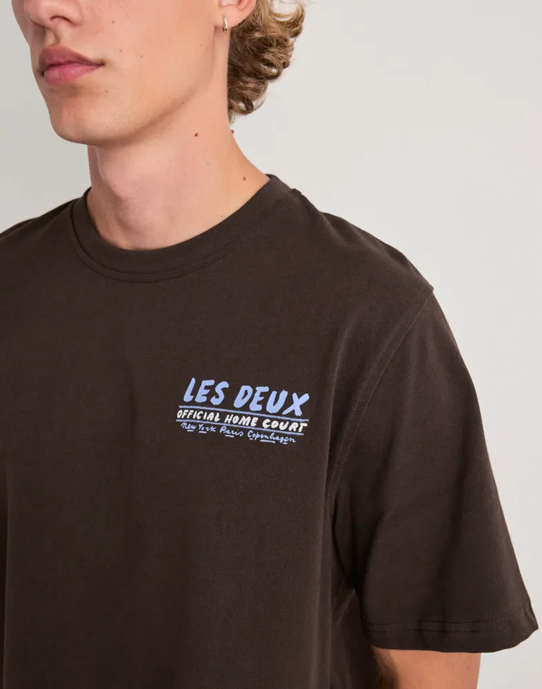 LES DEUX Record T-shirt T-shirts med tryck herr – bild 3