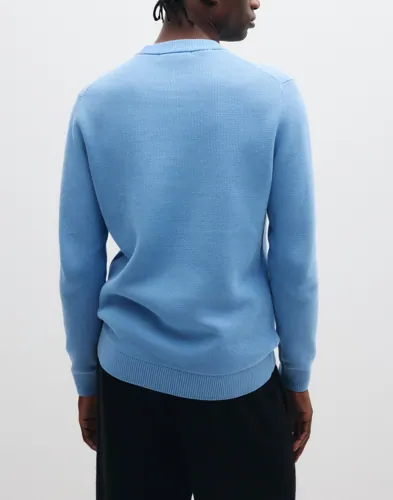 Selected Men Slhdane Ls Knit Structure Crew Neck Stickade tröjor herr – bild 5