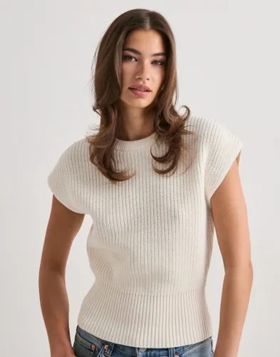 Nelly - Valkoinen - Chunky knit top