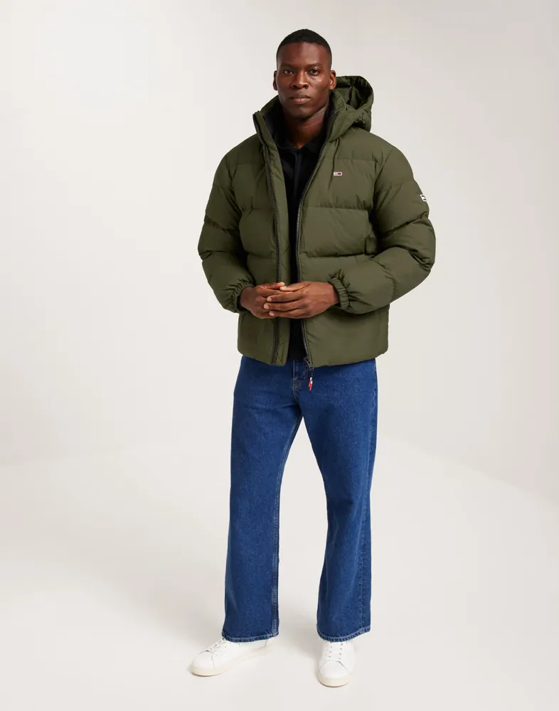 Buy Tommy Jeans TJM ESSENTIAL DOWN JACKET Drab Olive Green