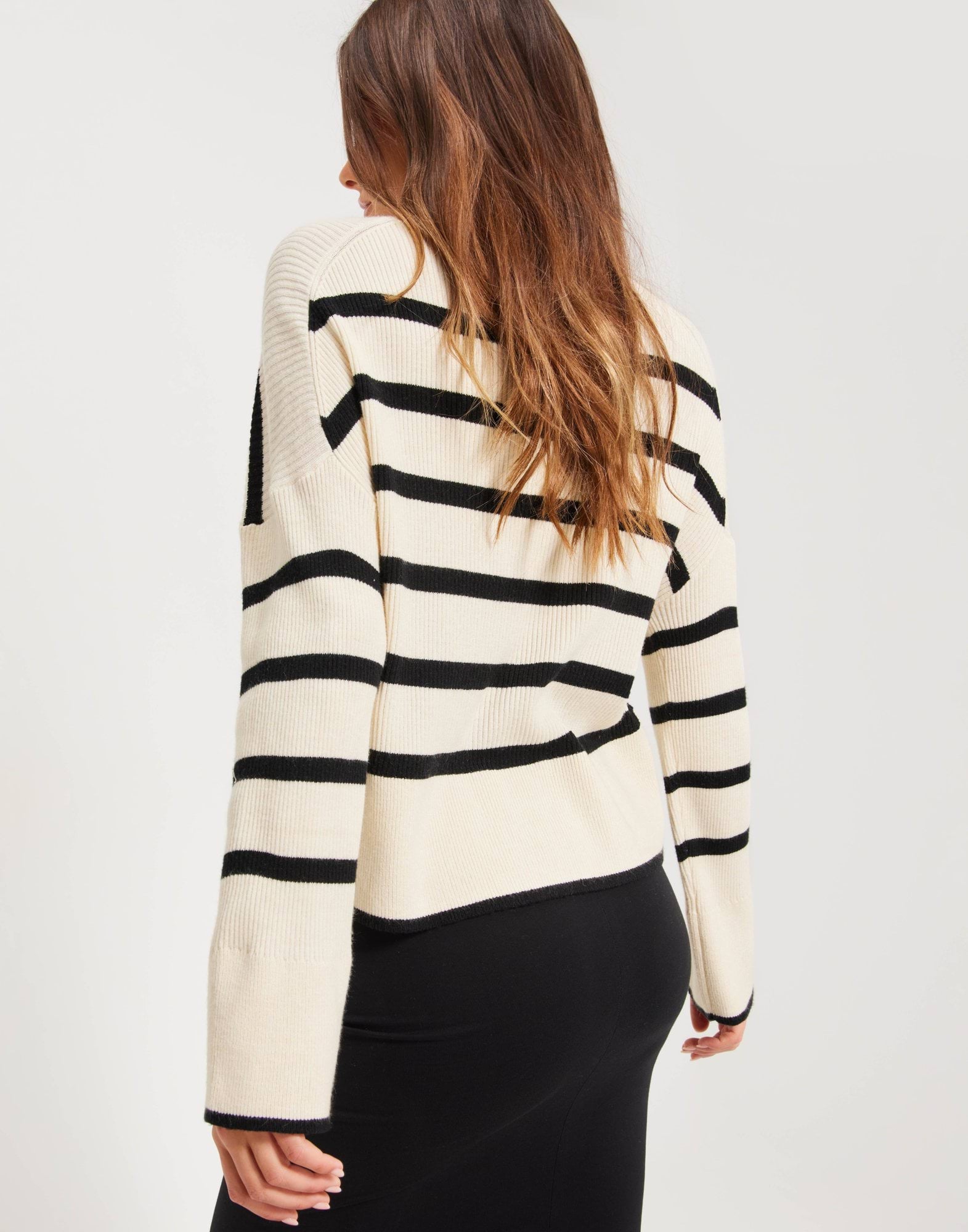 ONLIBI LS STRIPE O-NECK KNT