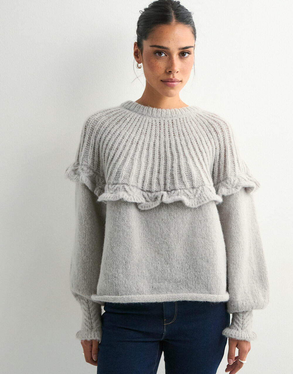 Crew Neck Knit Top