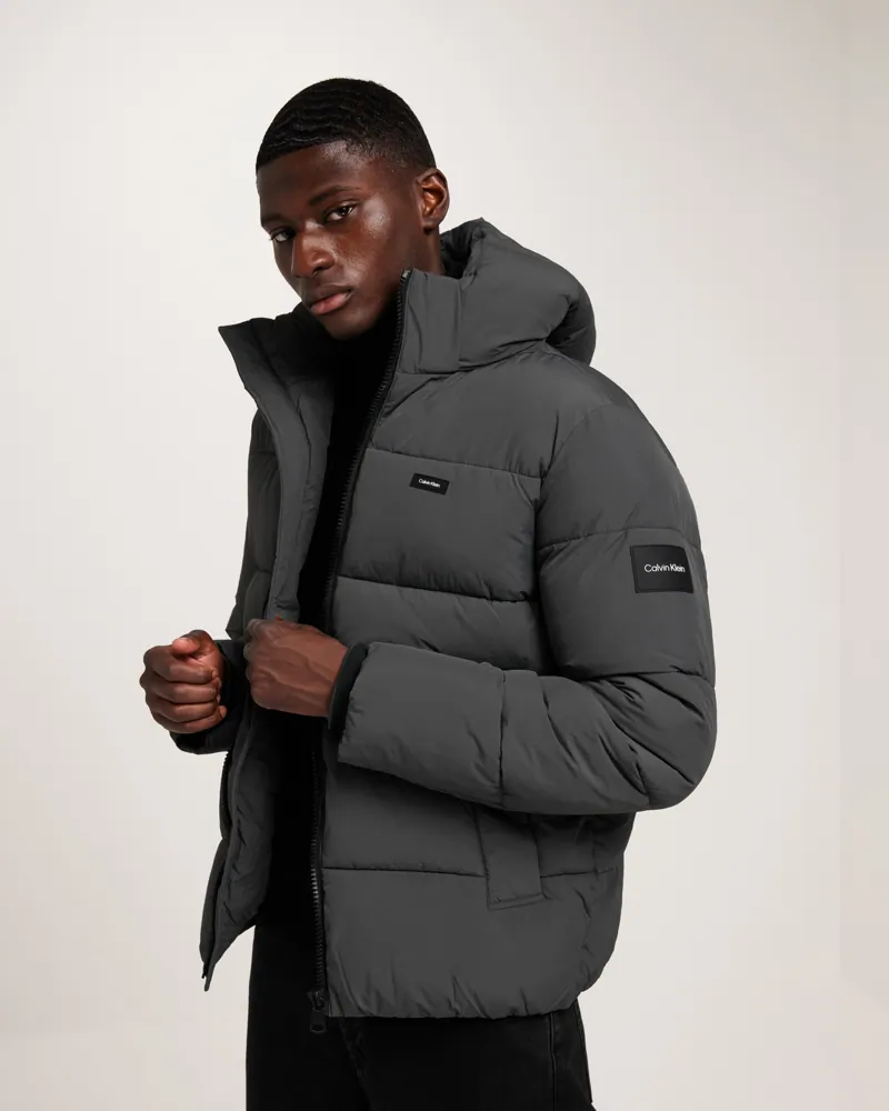 Buy Calvin Klein CRINKLE NYLON QUILT JACKET Magnet NLYMAN