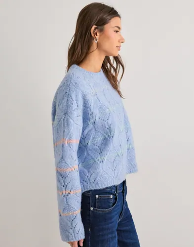 VERO MODA Vmnew Hatty Ls O-N Stitch Pullover stickade tröjor dam – bild 2