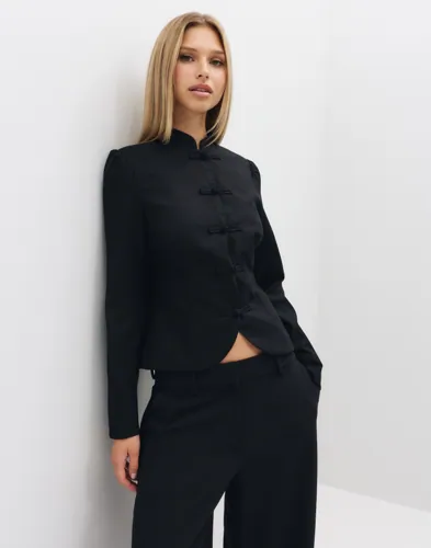 Neo Noir - Svart - Ardena Linen Blazer