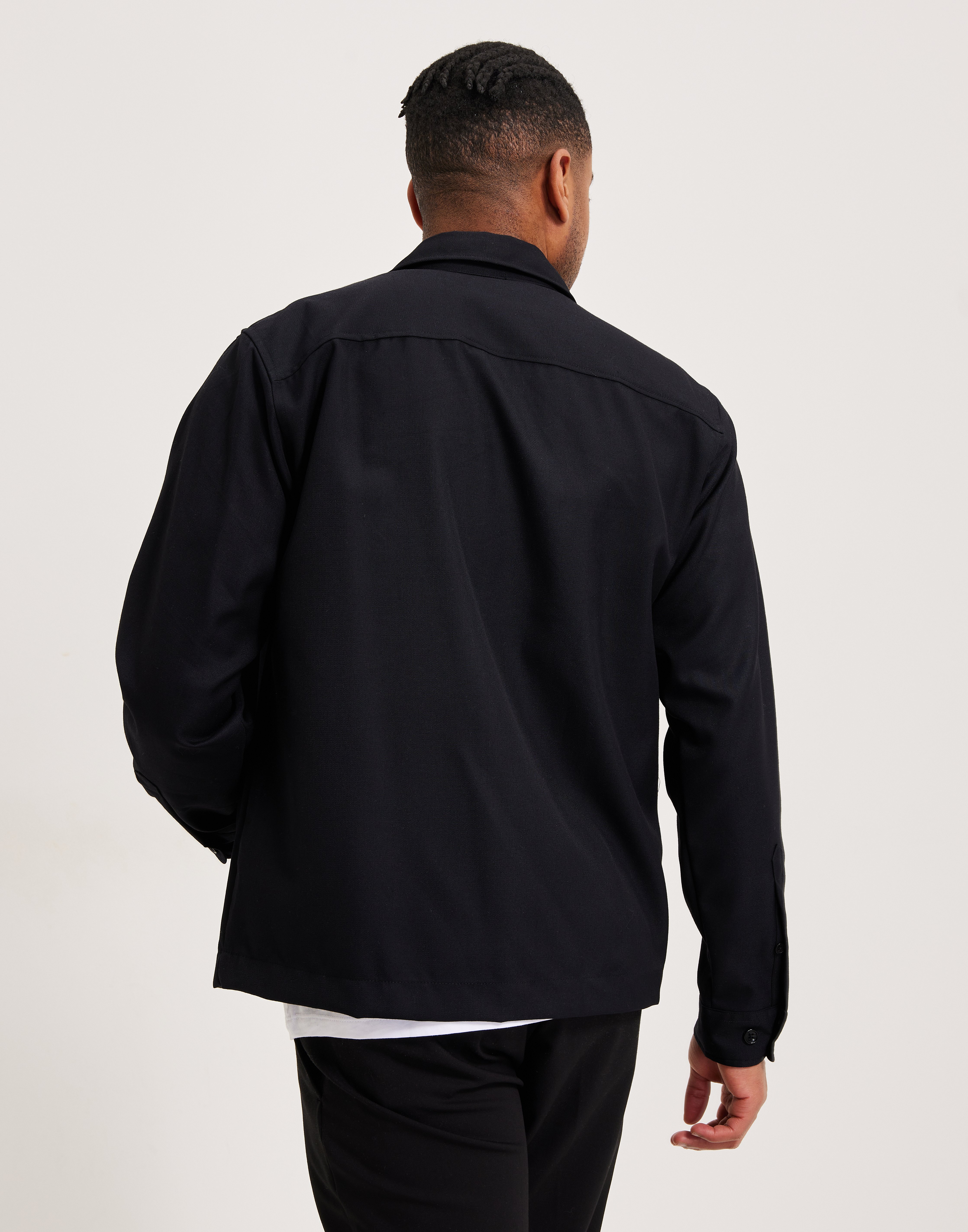 Buy Selected Men SLHRELAXED-ZAHERY ZIP OVERSHIRT EX - Black