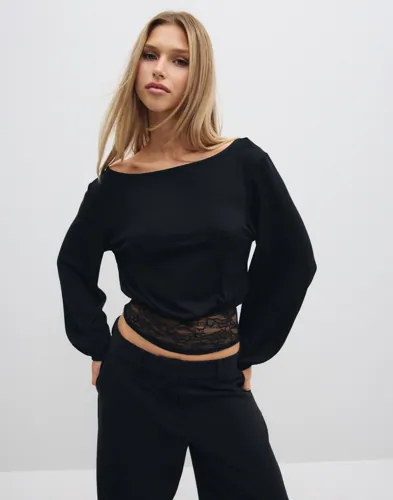 Nelly Waist Focus Lace Top toppar dam – bild 3