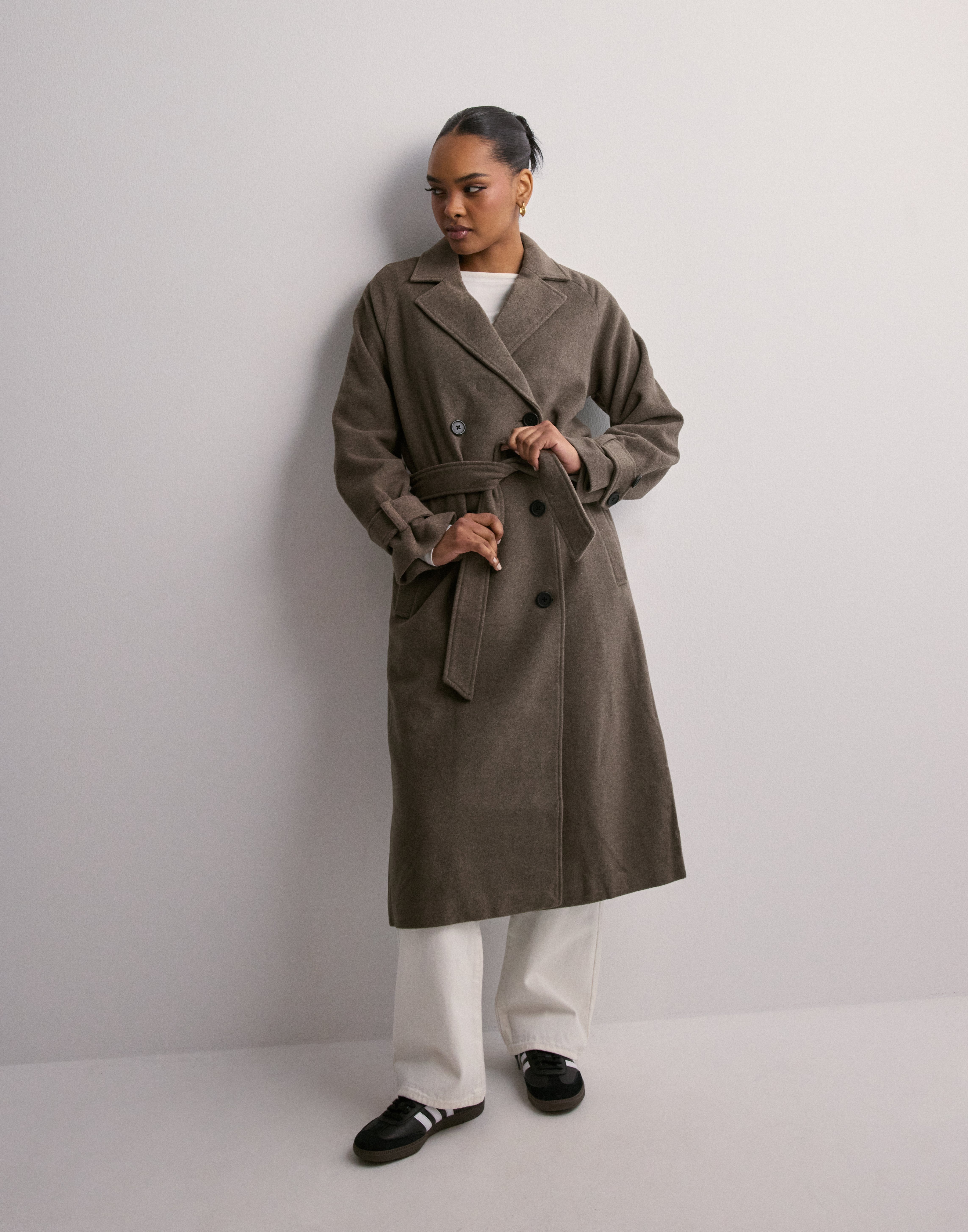 Object Collectors Item - Beige - Objkeily L/S Coat Noos