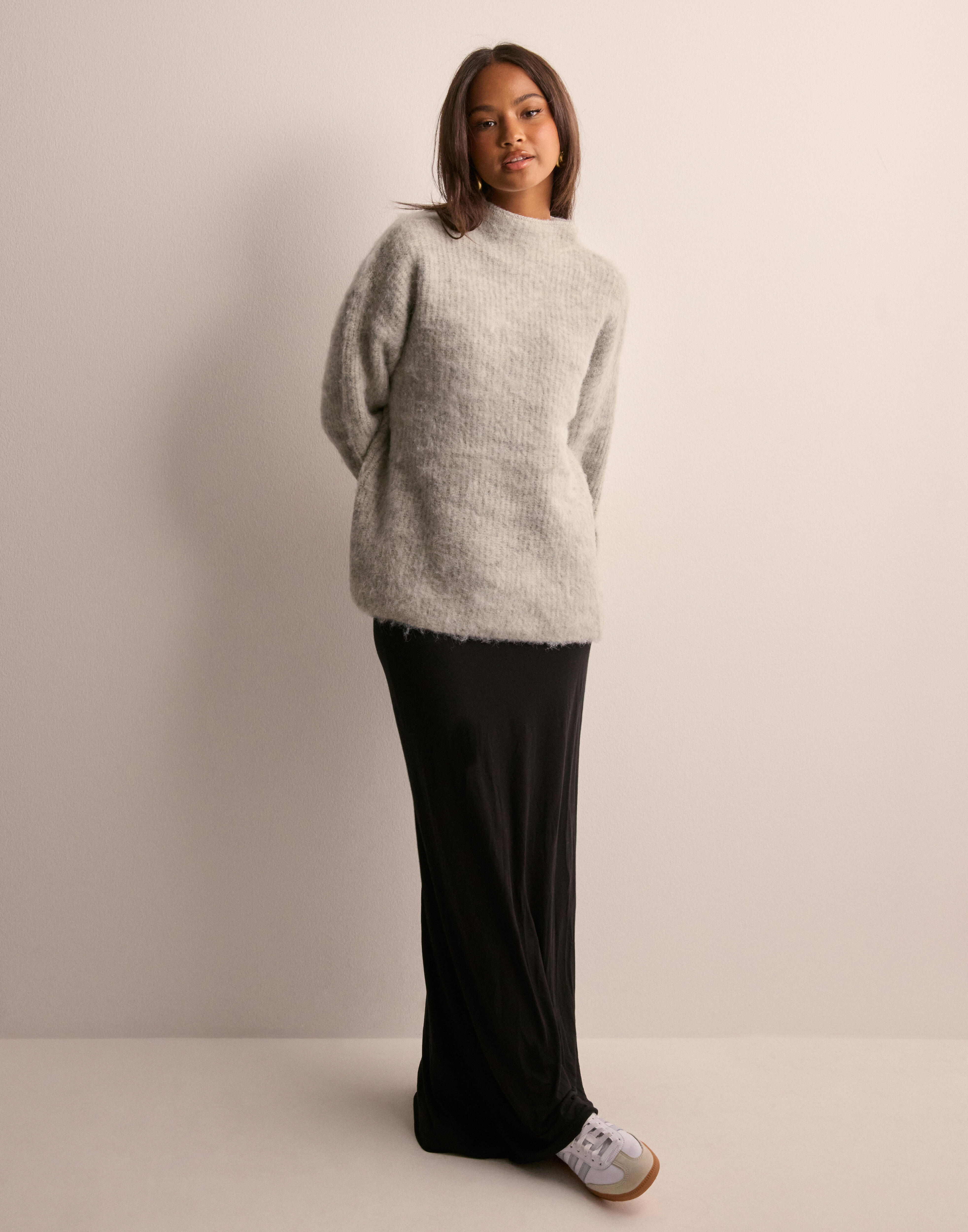 PCMALA LS HIGHNECK KNIT NOOS BC