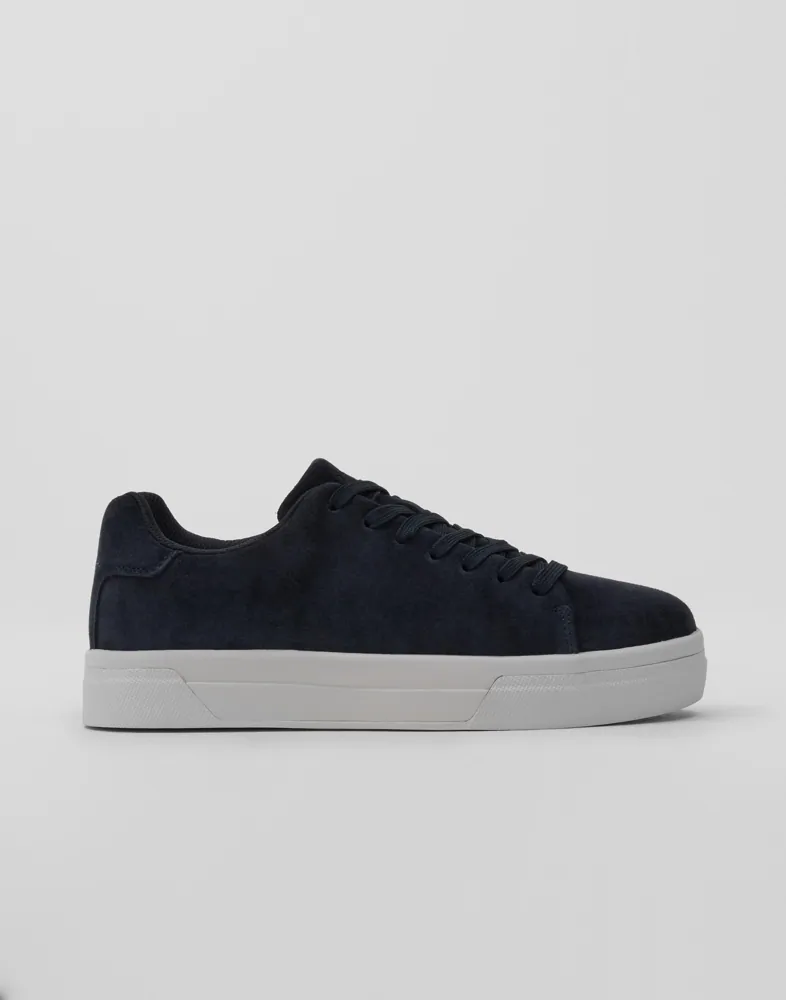 Slmdavid Chunky Suede Sneaker 2.0 N Låga sneakers