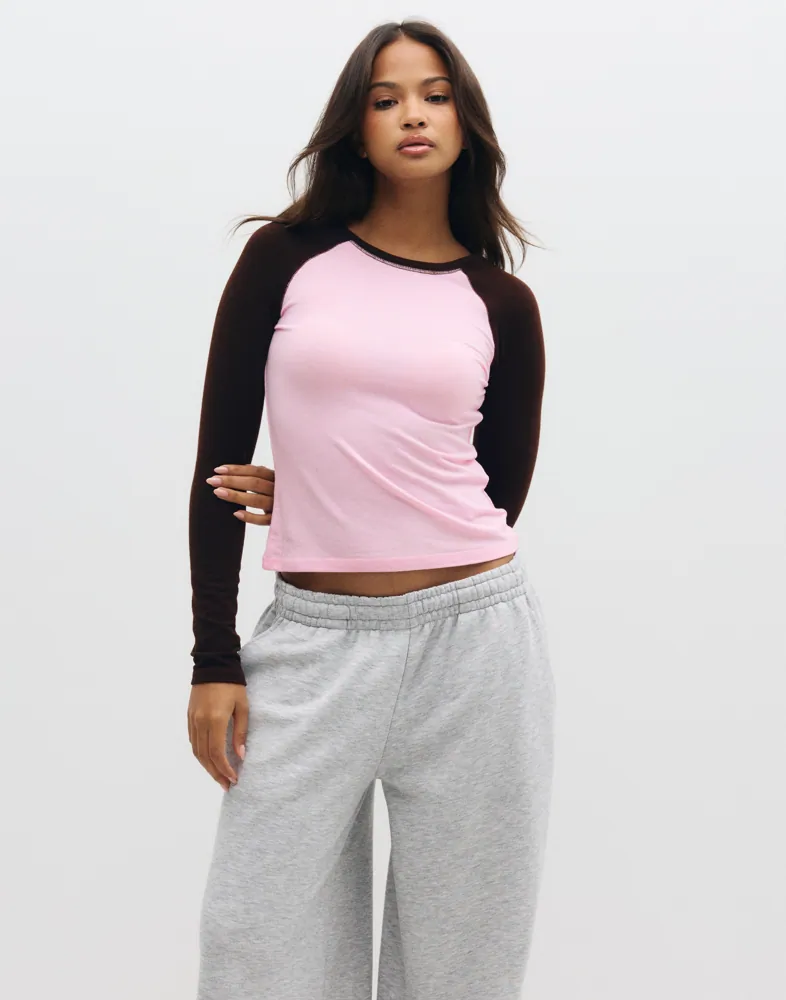 Pcannalina Ls O-Neck Top Jrs D2D