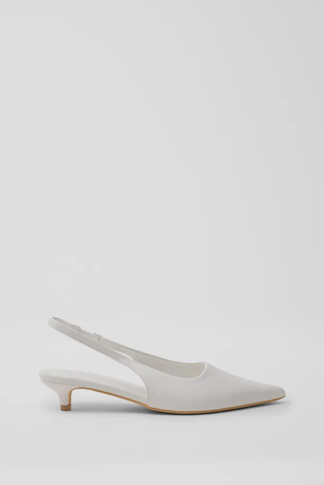 Low Kitten Heel Slingback