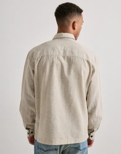 ONLY & SONS Onscaiden Ls Overshirt Linen Blend Overshirts herr – bild 3
