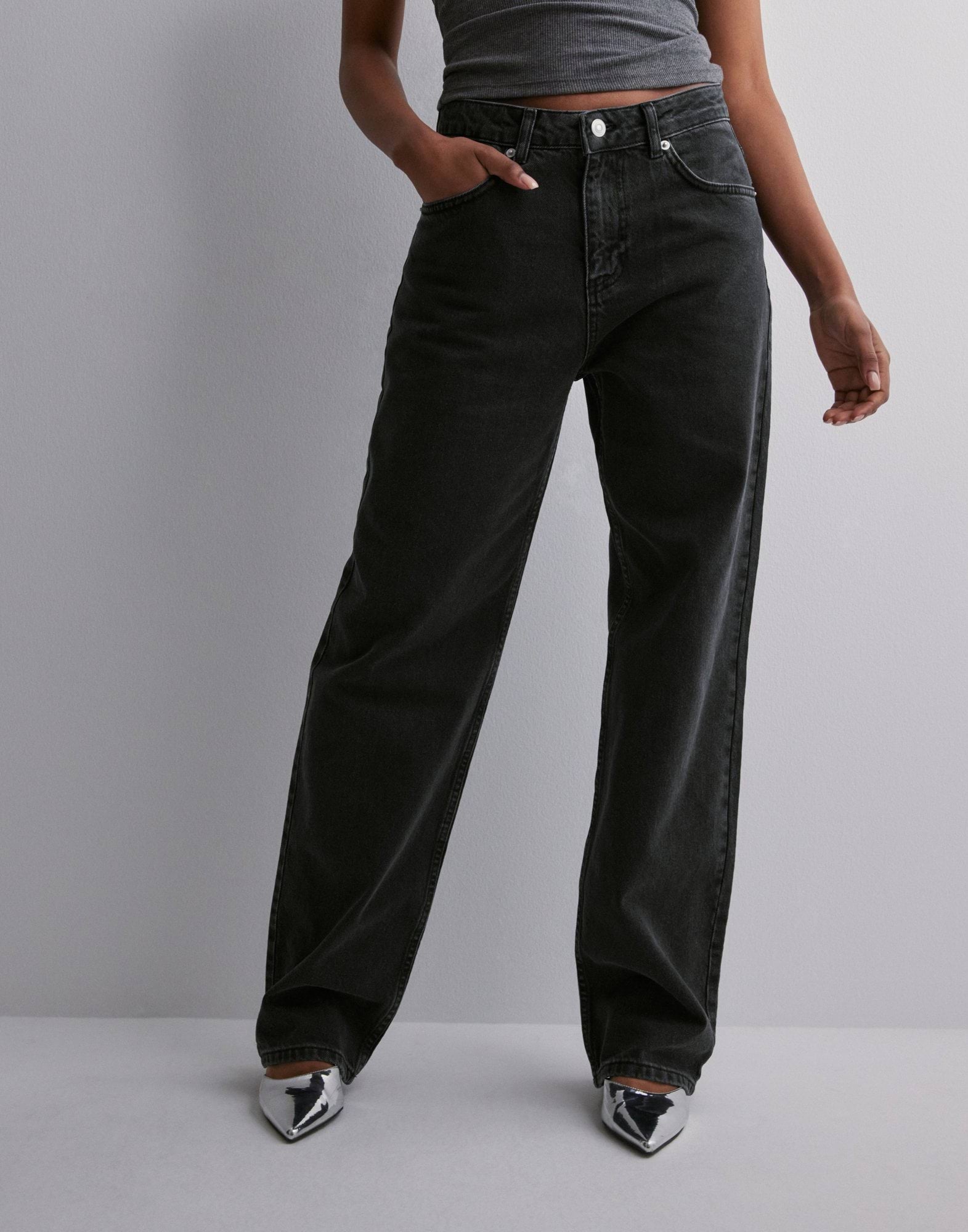 Neo Noir - Simona D Pants - Stonewash