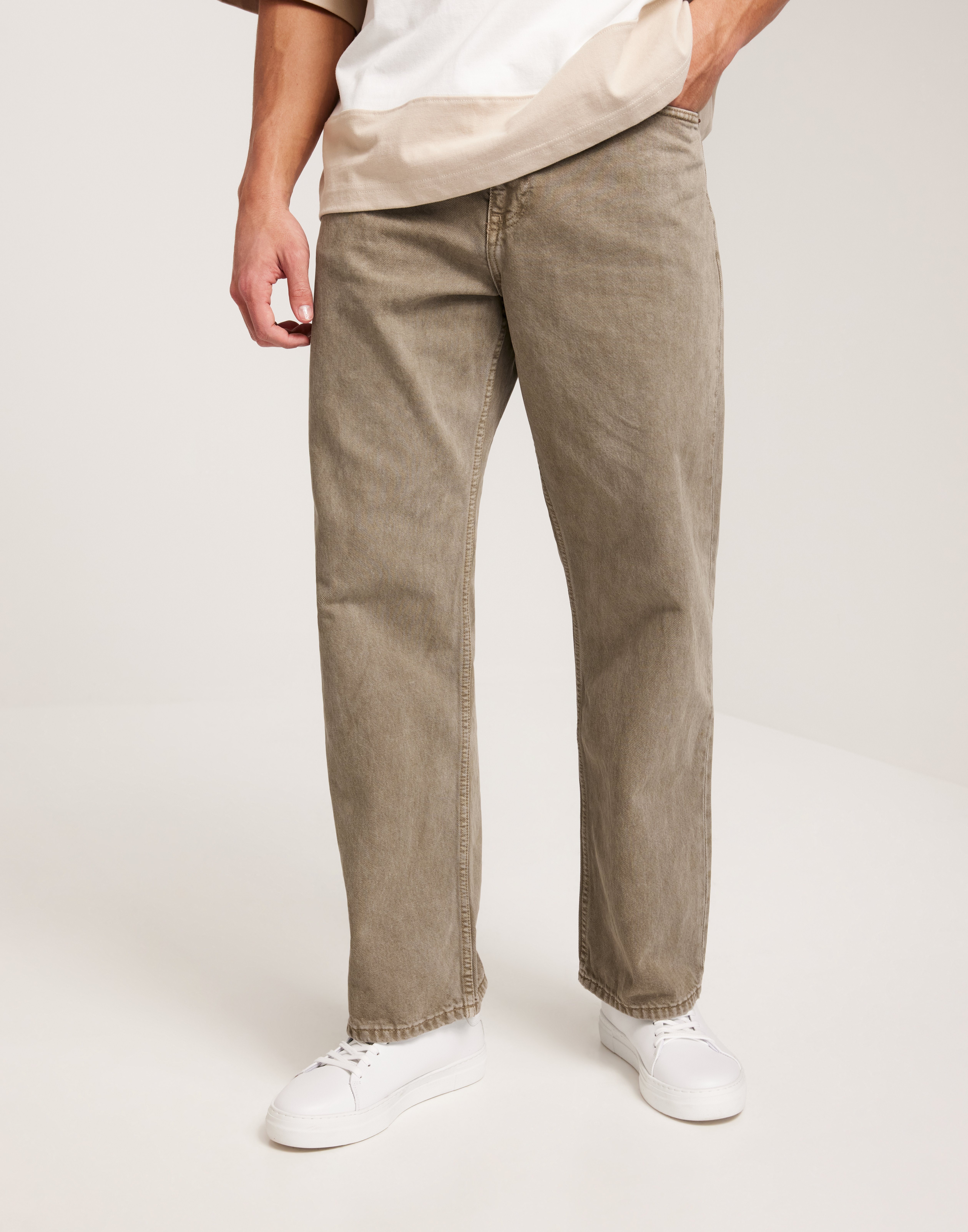 Dr Denim Omar Loose fit jeans Beige