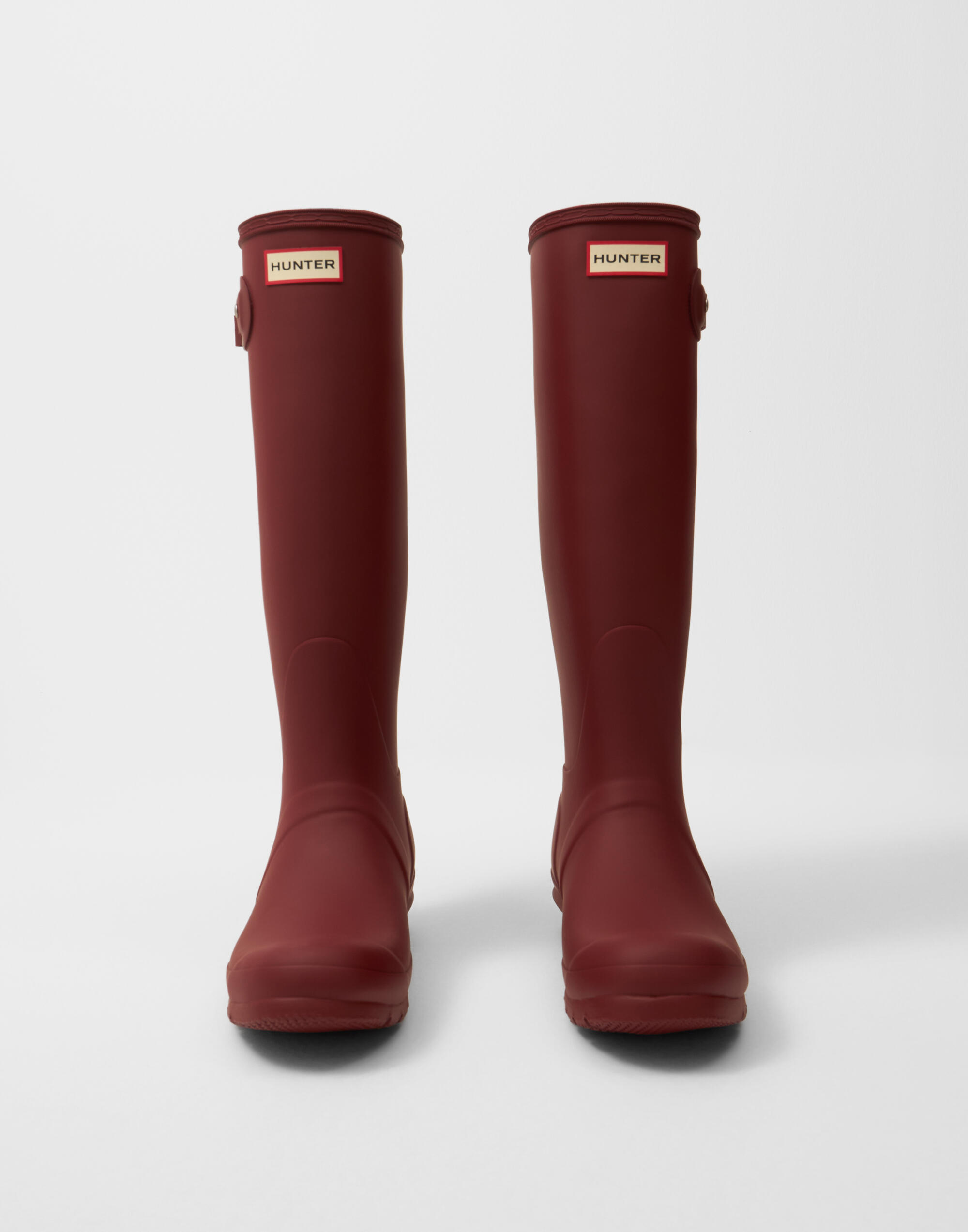 Buy Hunter ORIGINAL TALL GLOSS BOOT - Chocolate Brown | Nelly.com