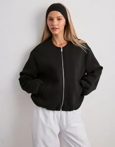 Only - Musta - Onlellie Scuba Jacket Otw Noos