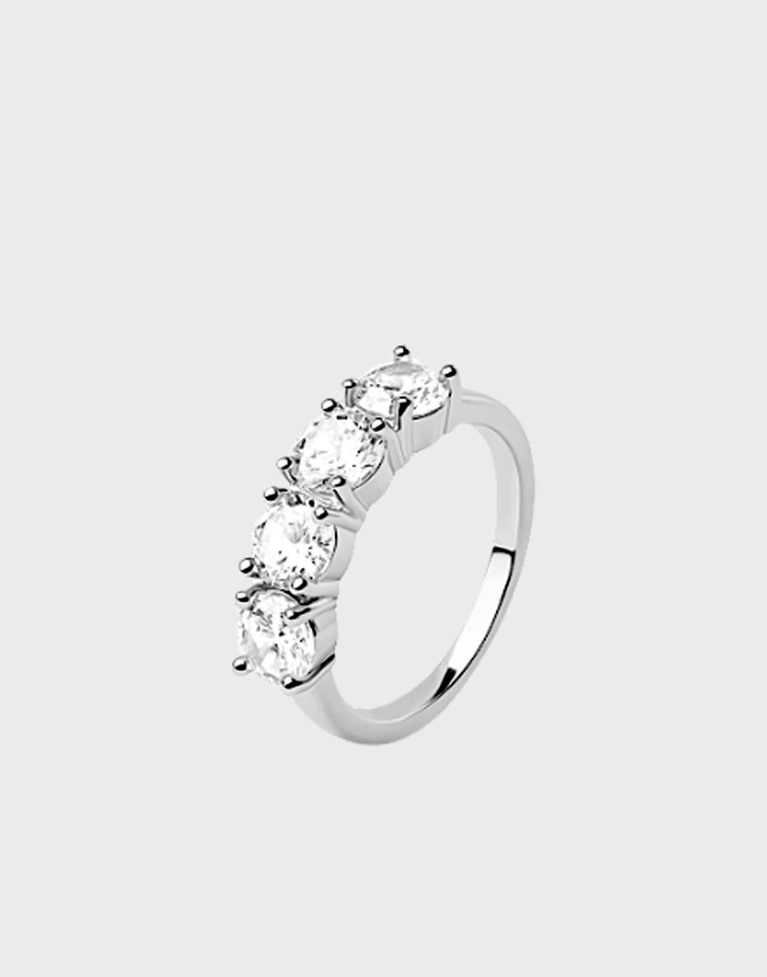 Quatro Zirconia Ring