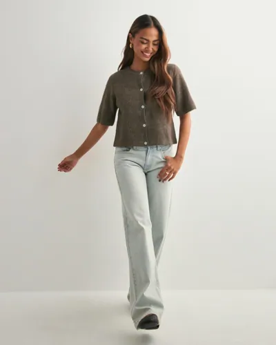 Pcsilly Ss O-Neck Knit Cardigan Noo 3