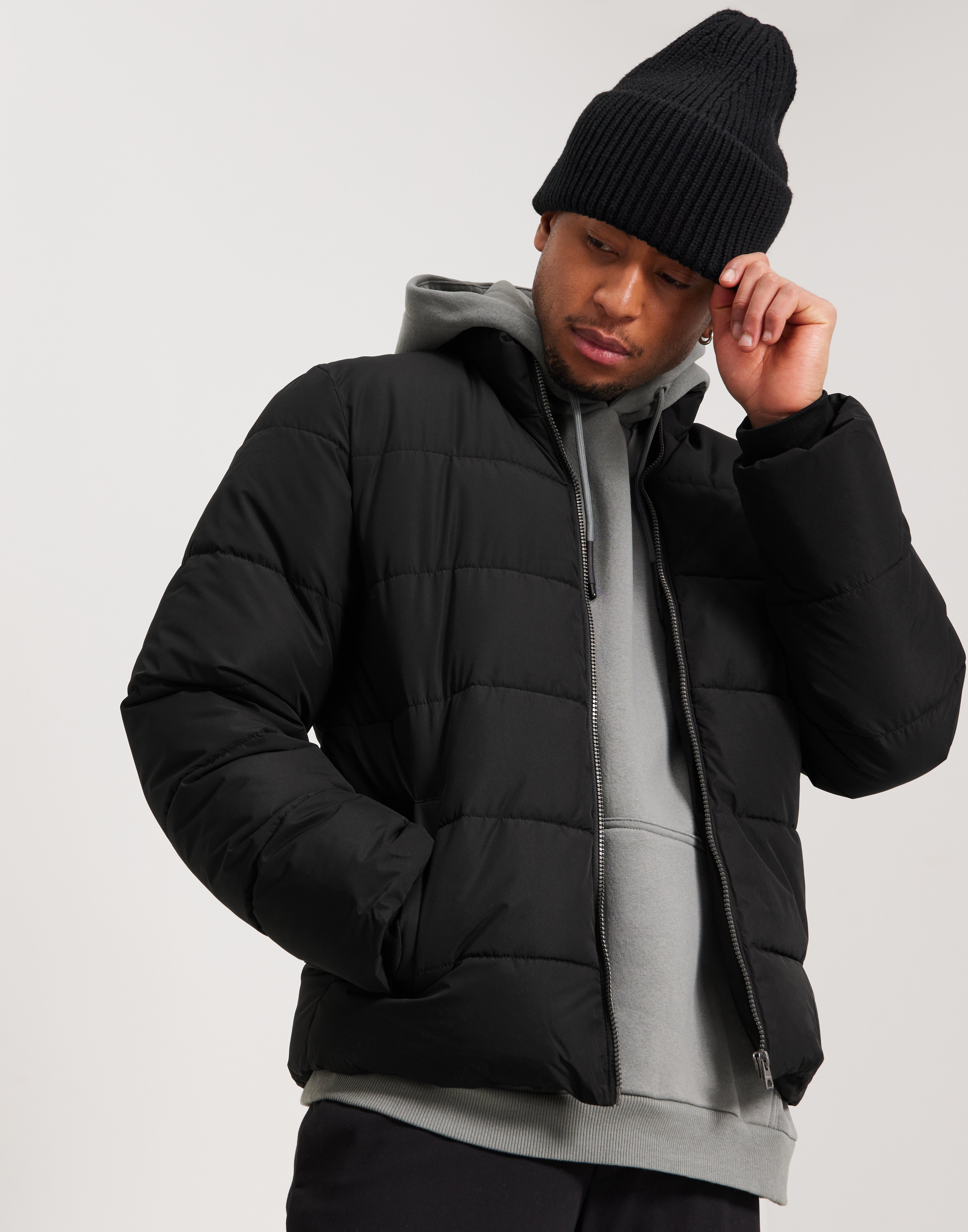 Only & Sons ONSCASH PUFFER OTW - Chaqueta de invierno - obsidian/morado