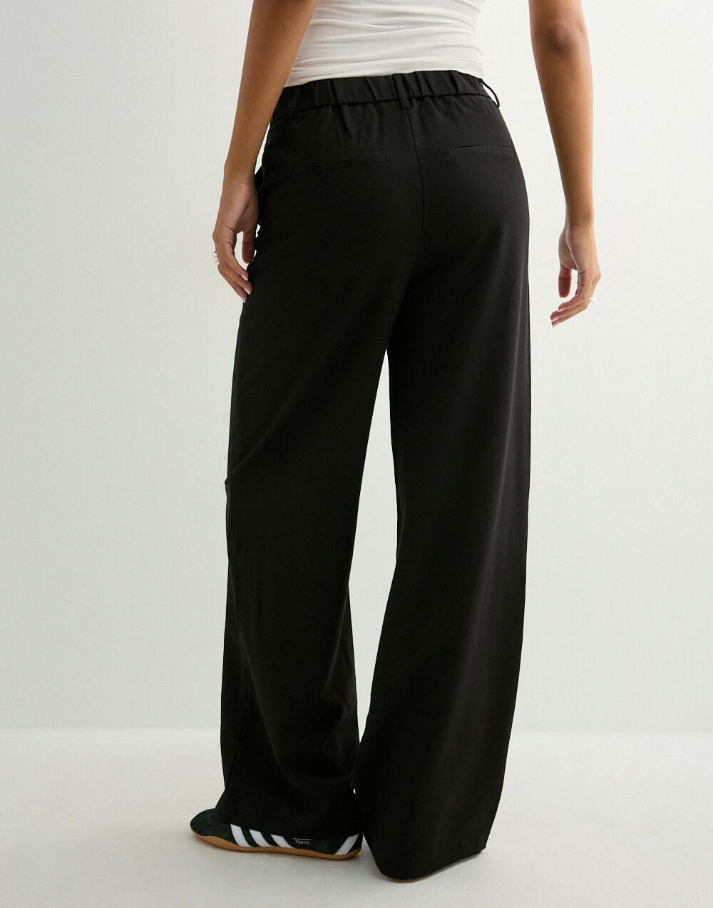 ボトムス House on the hill pants 90cm Buy Pieces PCKAMIL HW WIDE PANT NOOS BC - Black | Nelly.com