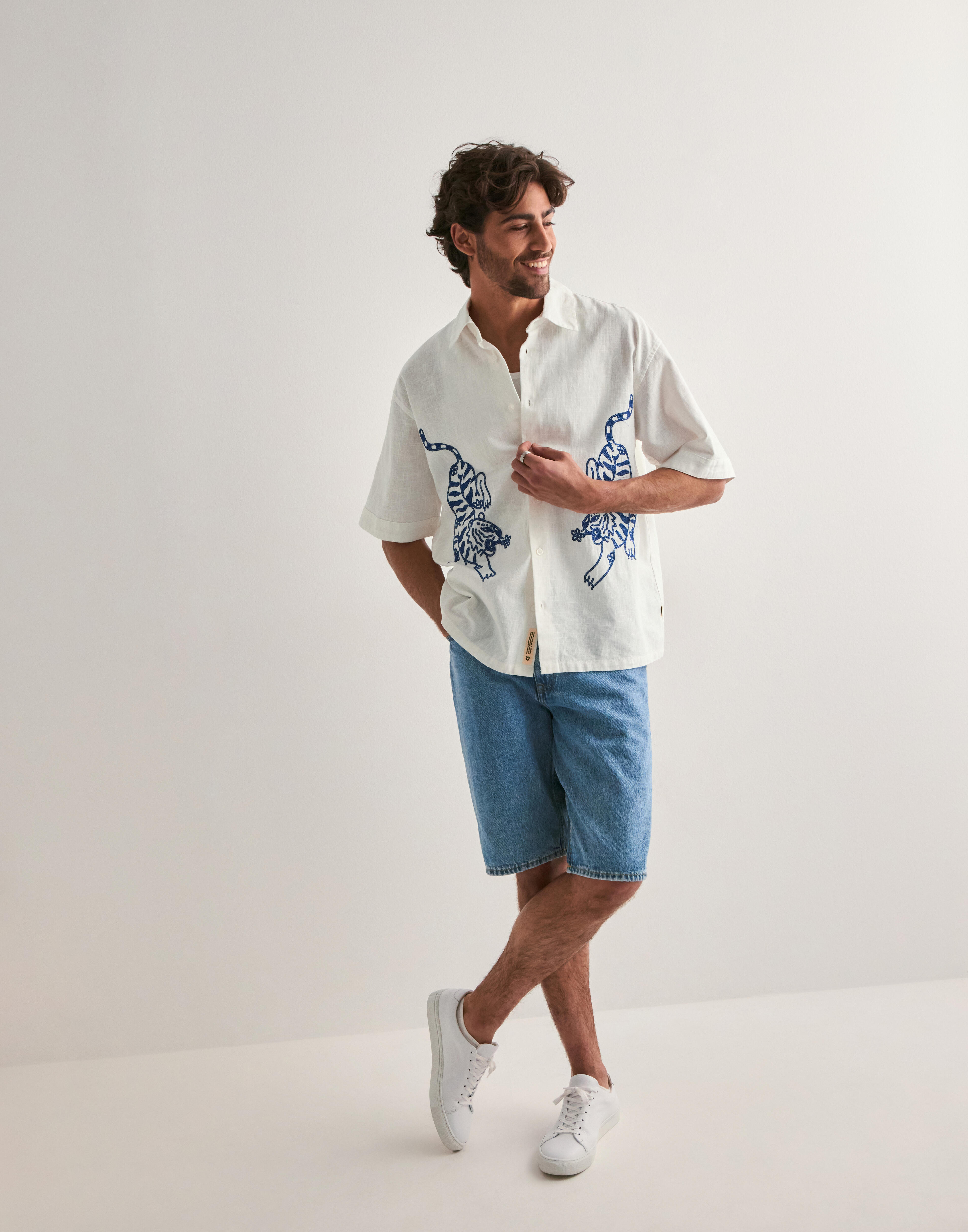 Buy Woodbird WBWang Tiger Shirt - Off White | NLYMAN