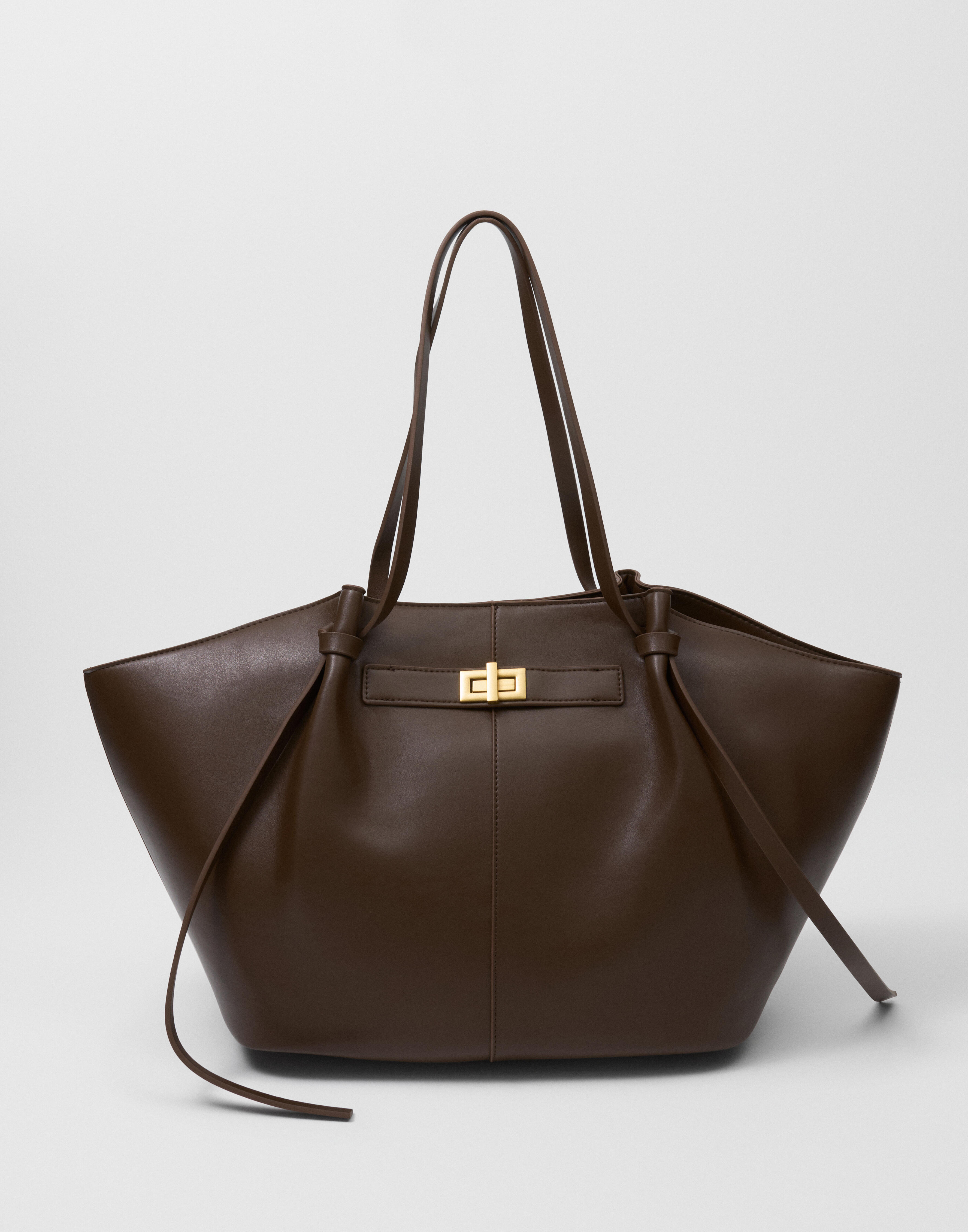 Buy Gina Tricot Long strap pu bag - Dark Brown | Nelly.com