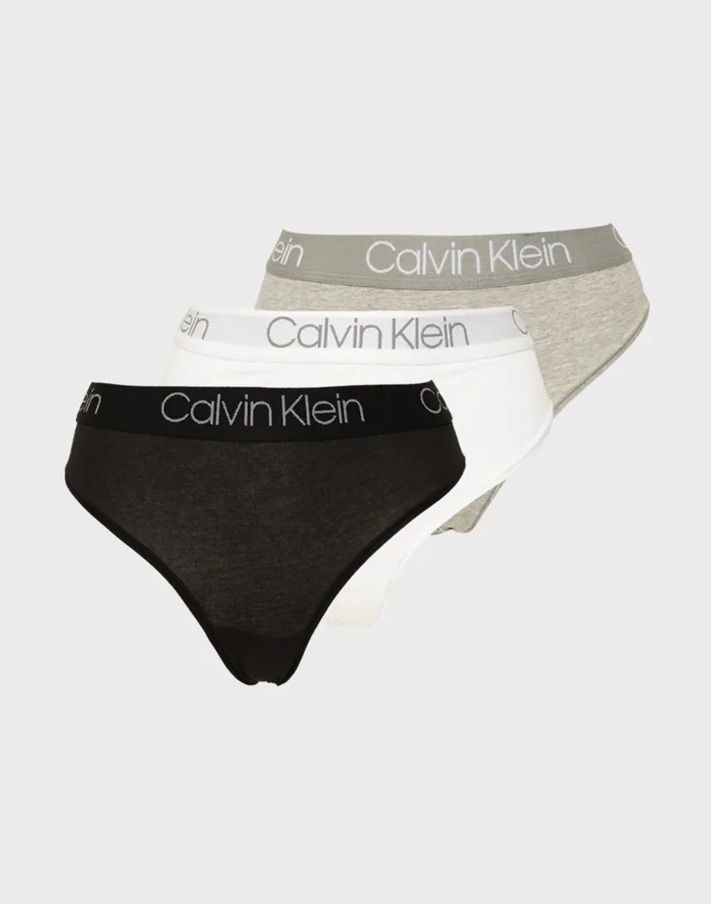 3-Pack High Waist Thong