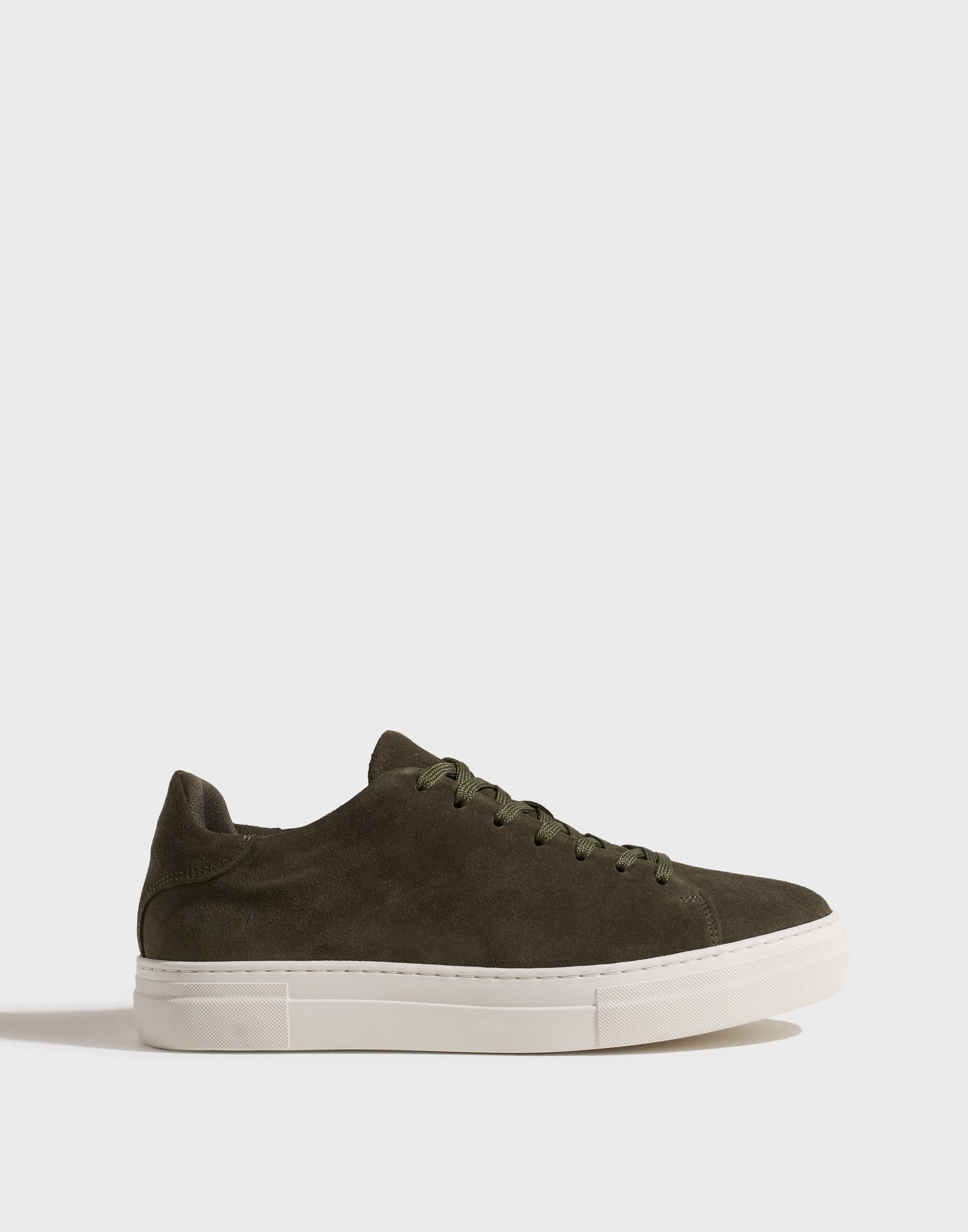 Selected Homme Slhdavid Chunky Suede Sneaker Noos Lave sneakers Grøn