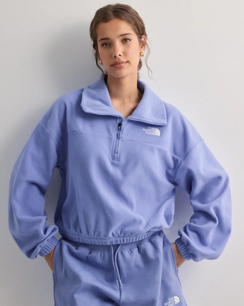 Buy The North Face W 100 GLACIER HALF ZIP FLEECE Blue