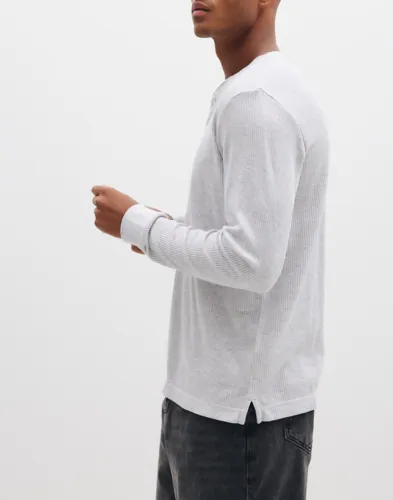 JACK & JONES Jornorrebro Henley Ls Tee Sn Farfarströjor långärmade t-shirts herr – bild 5