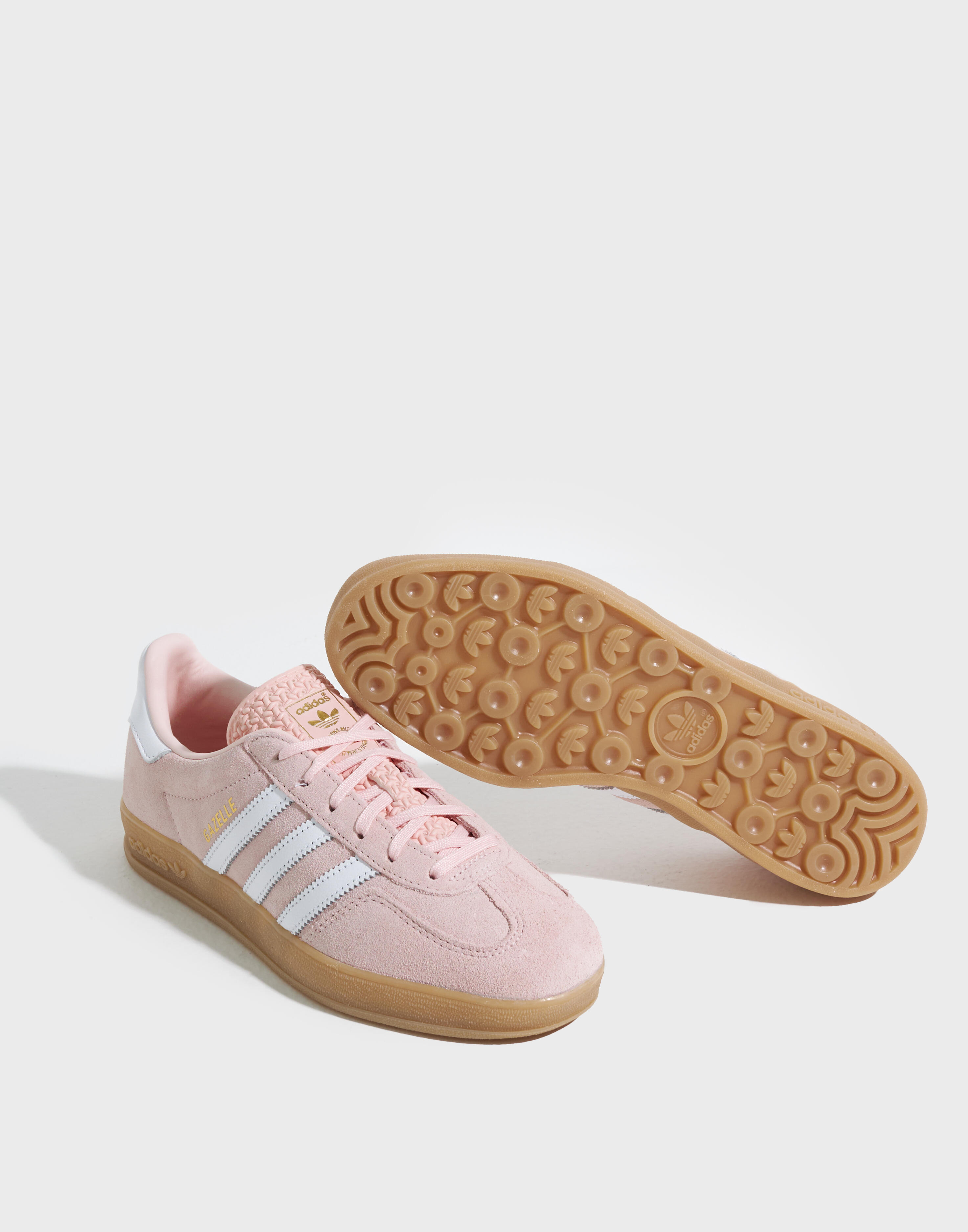 adidas gazelle silver green womens adidas Gazelle Indoor Clear Pink Off White (W)