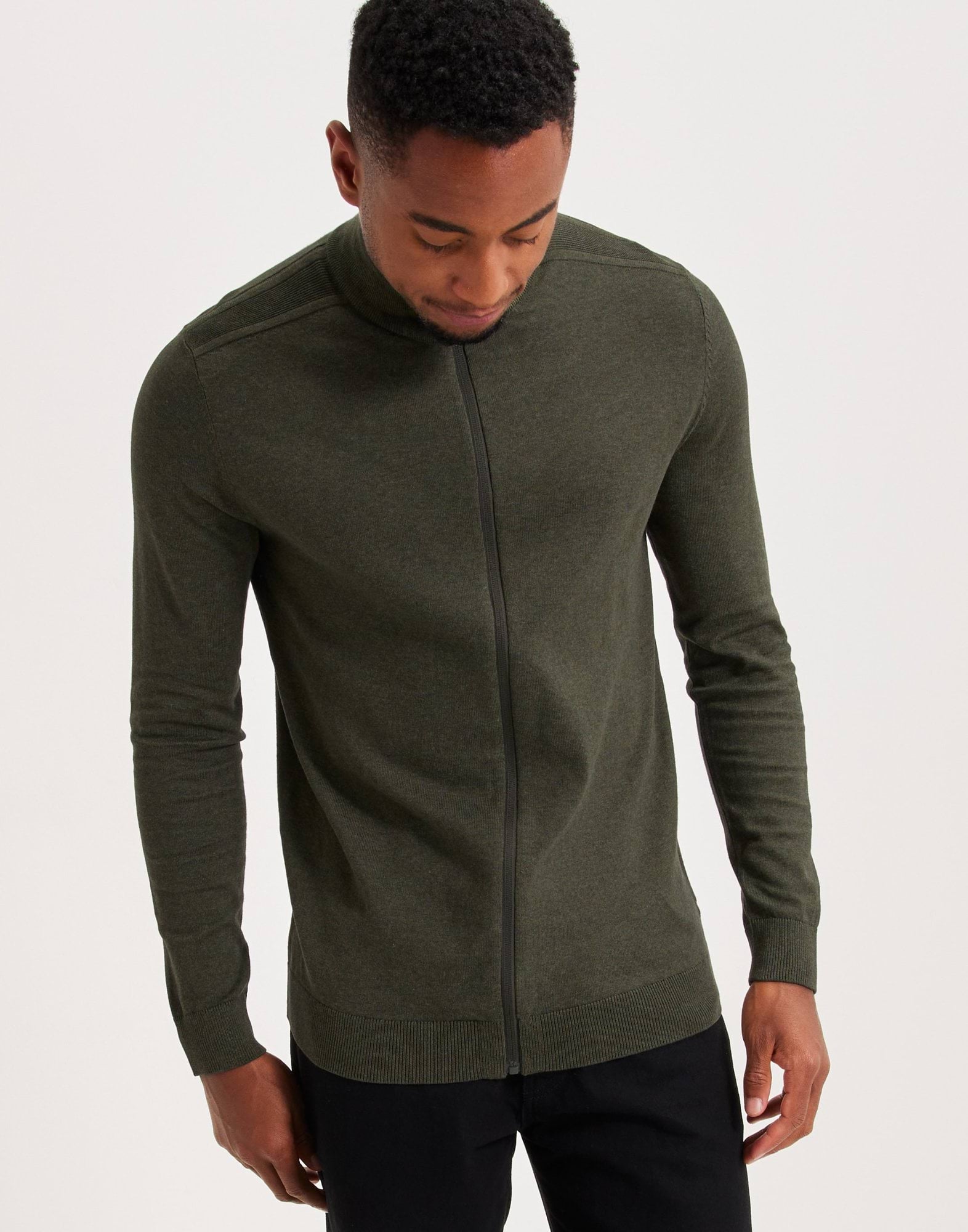 SLHBERG FULL ZIP CARDIGAN NOOS