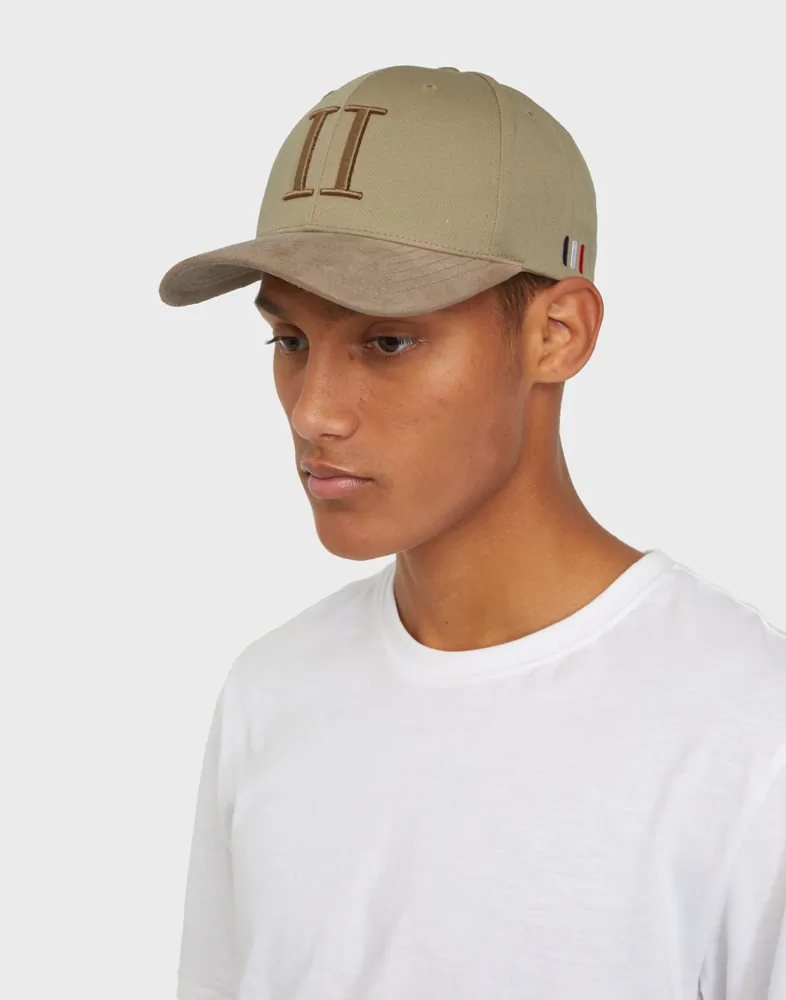 Buy Les Deux Baseball Cap Suede II Dark Sand NLYMAN