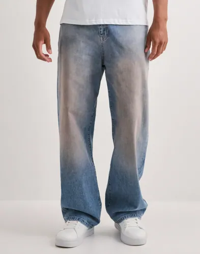 Que Sera Sera Luke Loose denim Loose fit jeans Blå