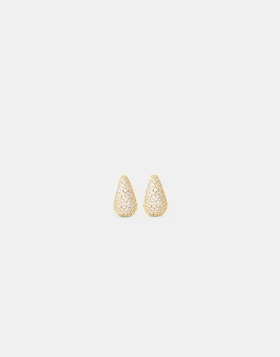 Mini pave drop earring 2