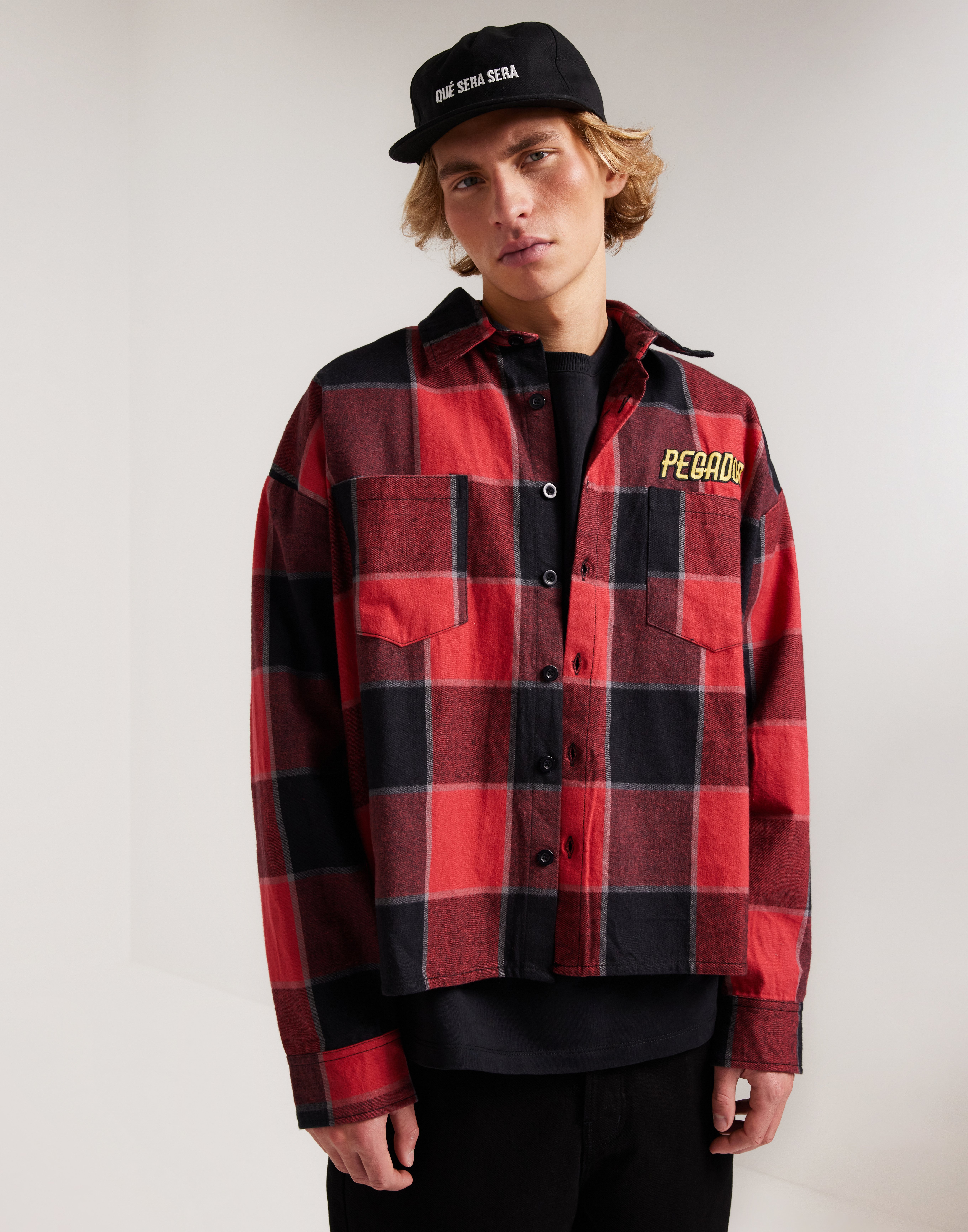 Pegador Eastfield Flannel Shirt Overshirts Rød