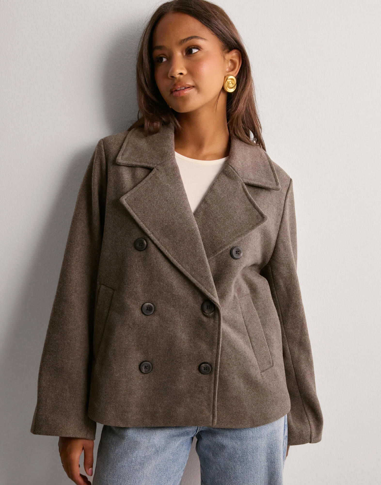 Buy OBJECT OBJKEILY SHORT JACKET NOOS - Morel Melange | Nelly.com
