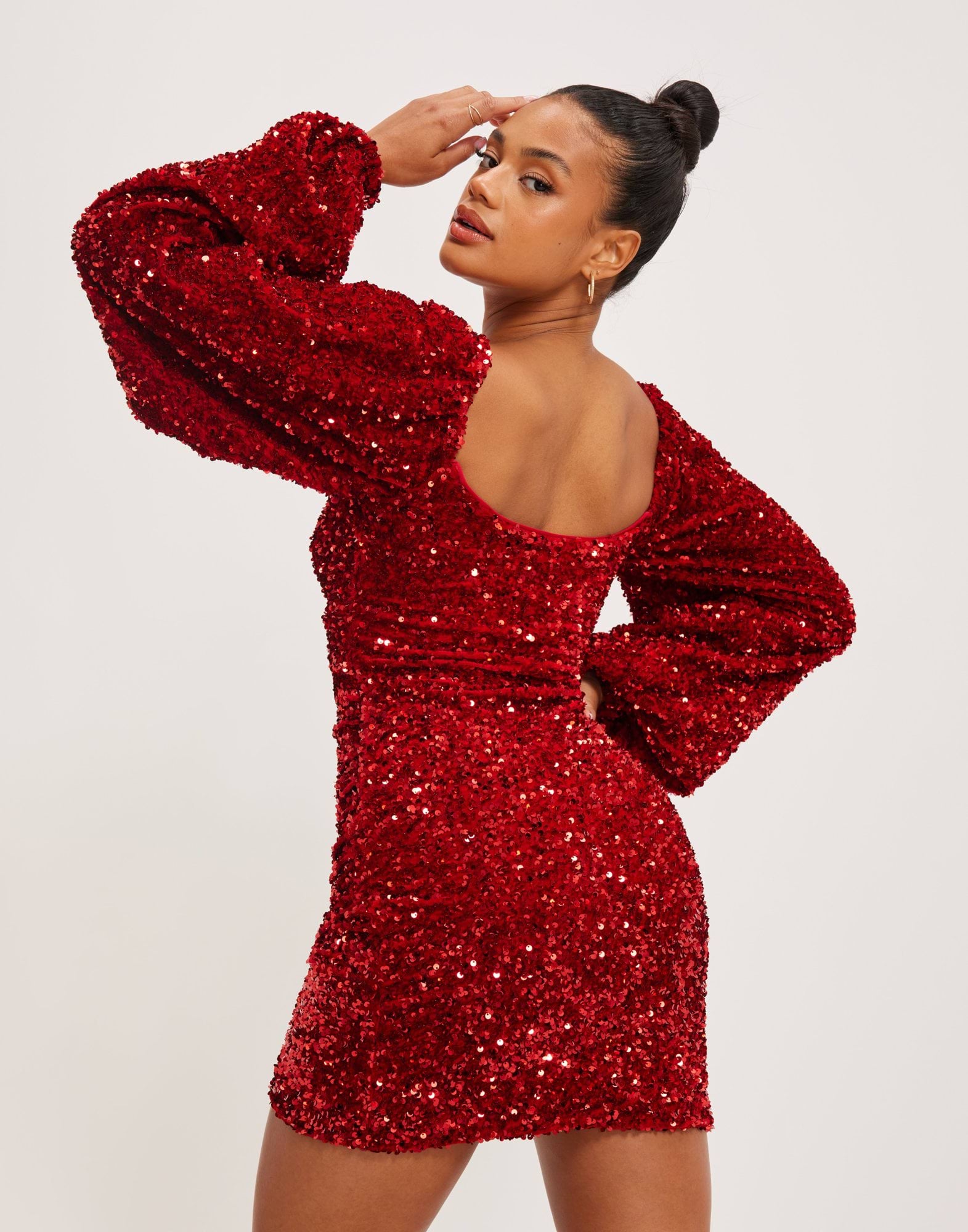 Volume Sequin Dress