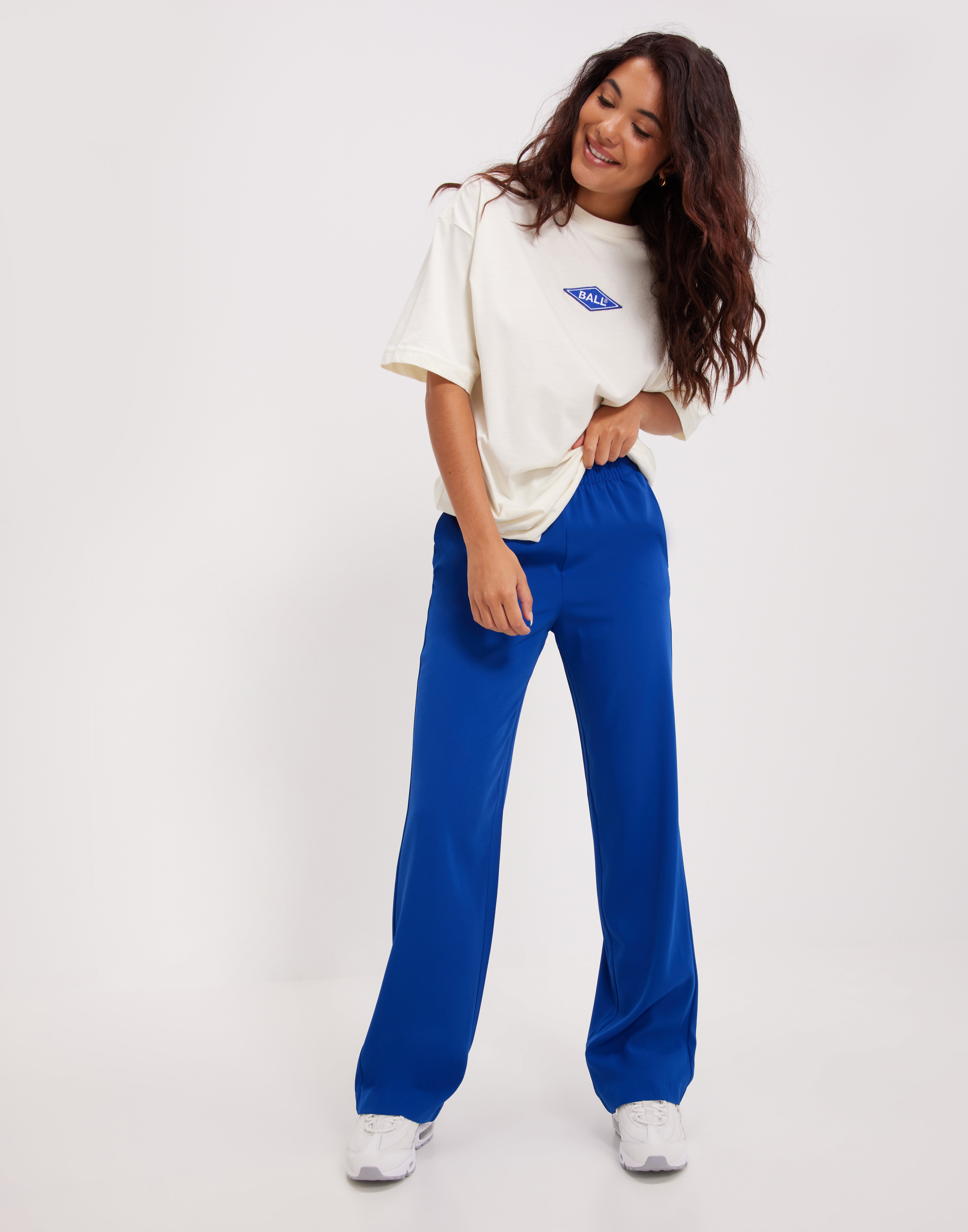 Buy JJXX JXPOPPY HW PANT PNT NOOS - Blue Iolite | Nelly.com