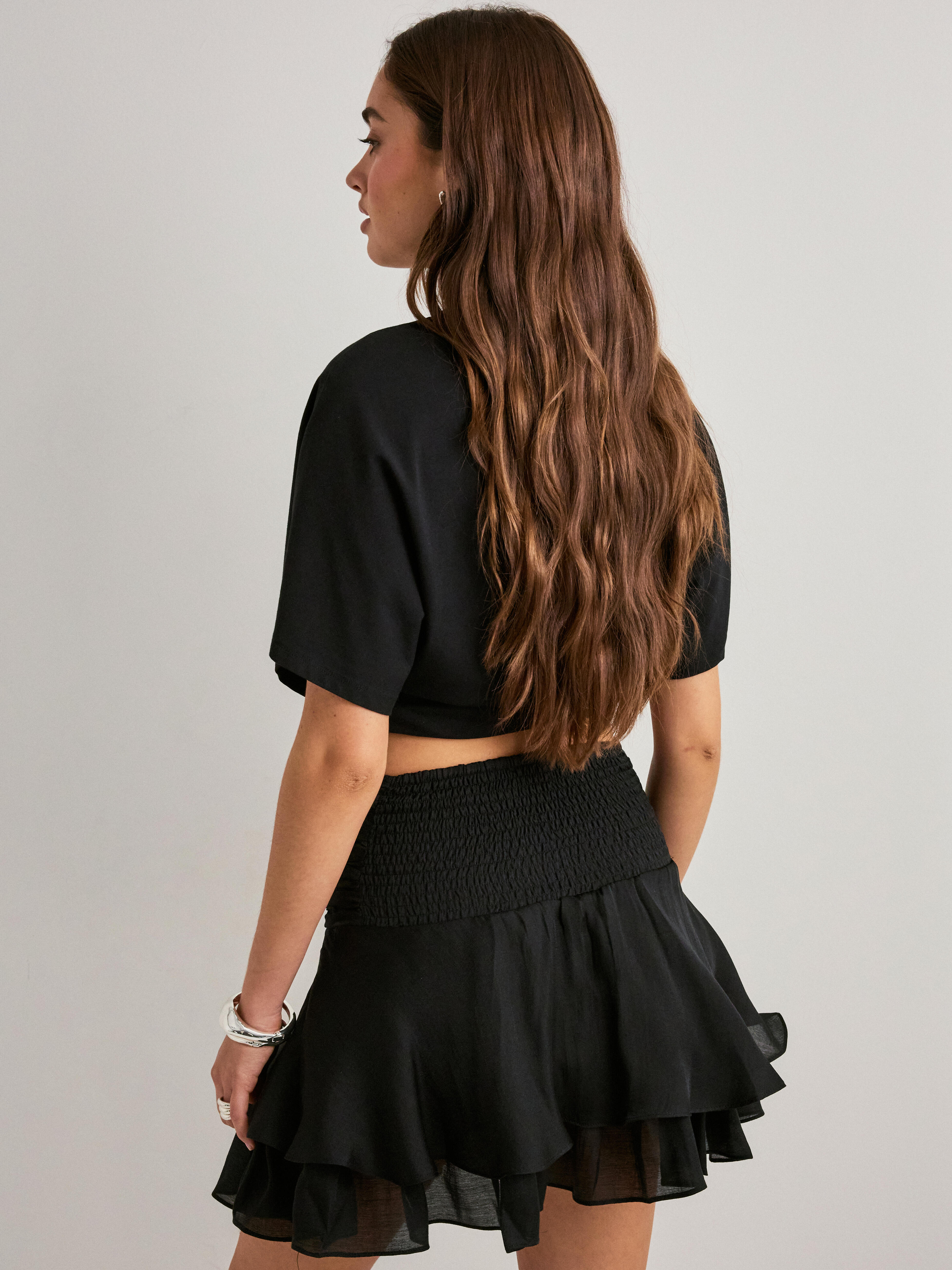 Buy Neo Noir Janie Frill Skirt - Black | Nelly.com