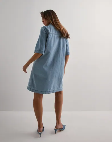 ONLY Onlbelle S/S Button Dress Dnm Gua N skjortklänningar dam – bild 2