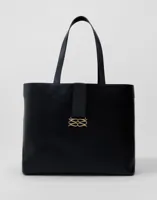 Malina - Svart - Monogram Grand Leather Tote