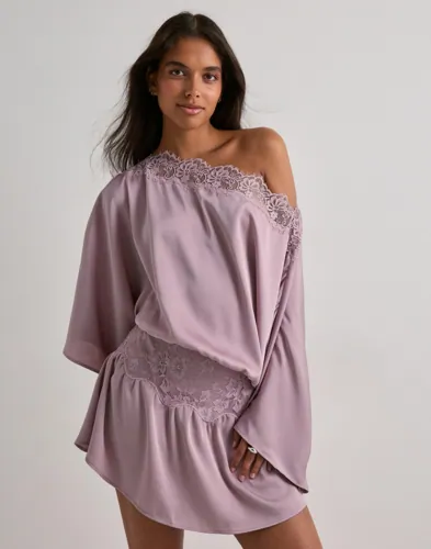 Nelly - Pink - Slouchy Lace Dress