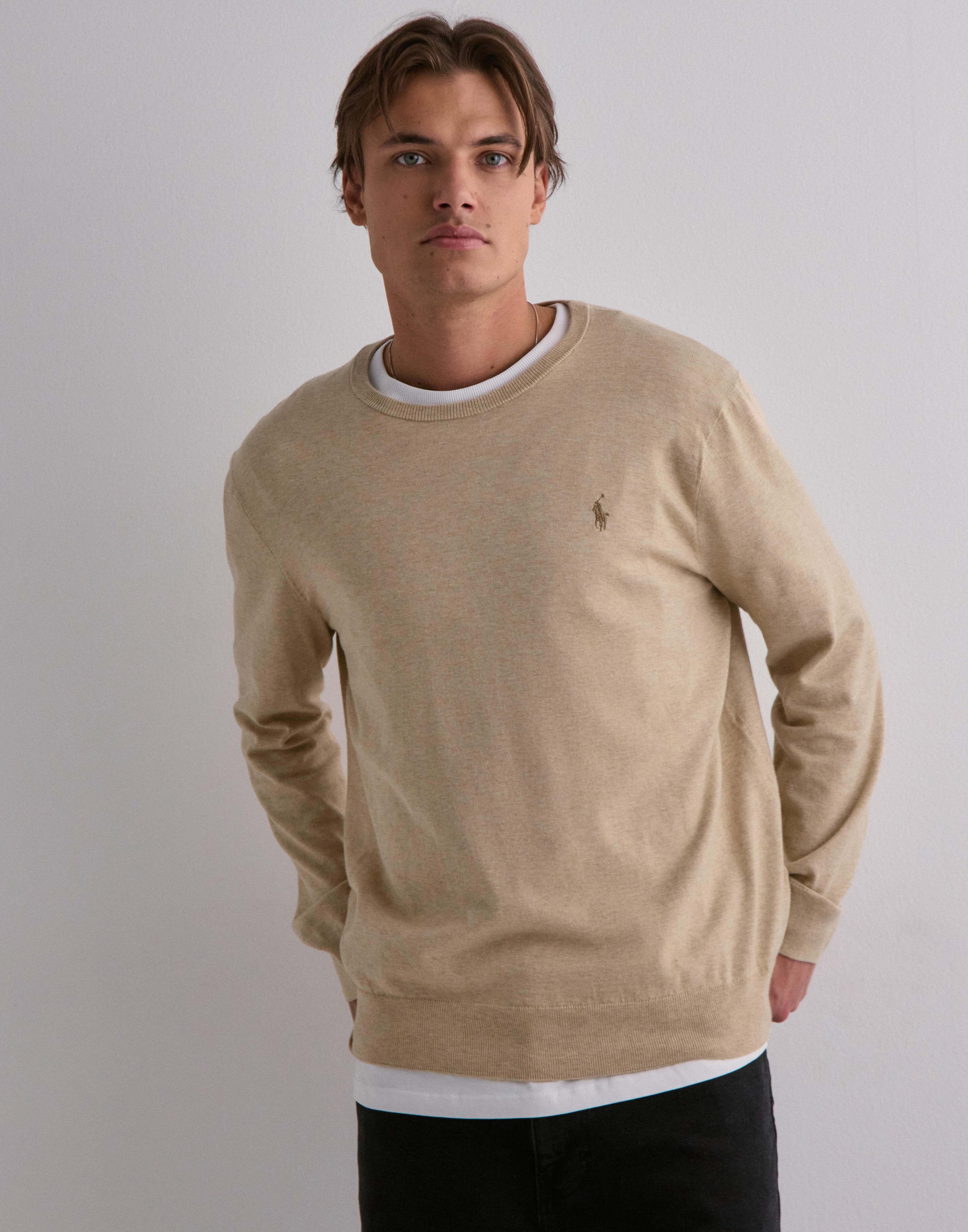 Buy Polo Ralph Lauren LS SF CN PP-LONG SLEEVE-PULLOVER - Brown