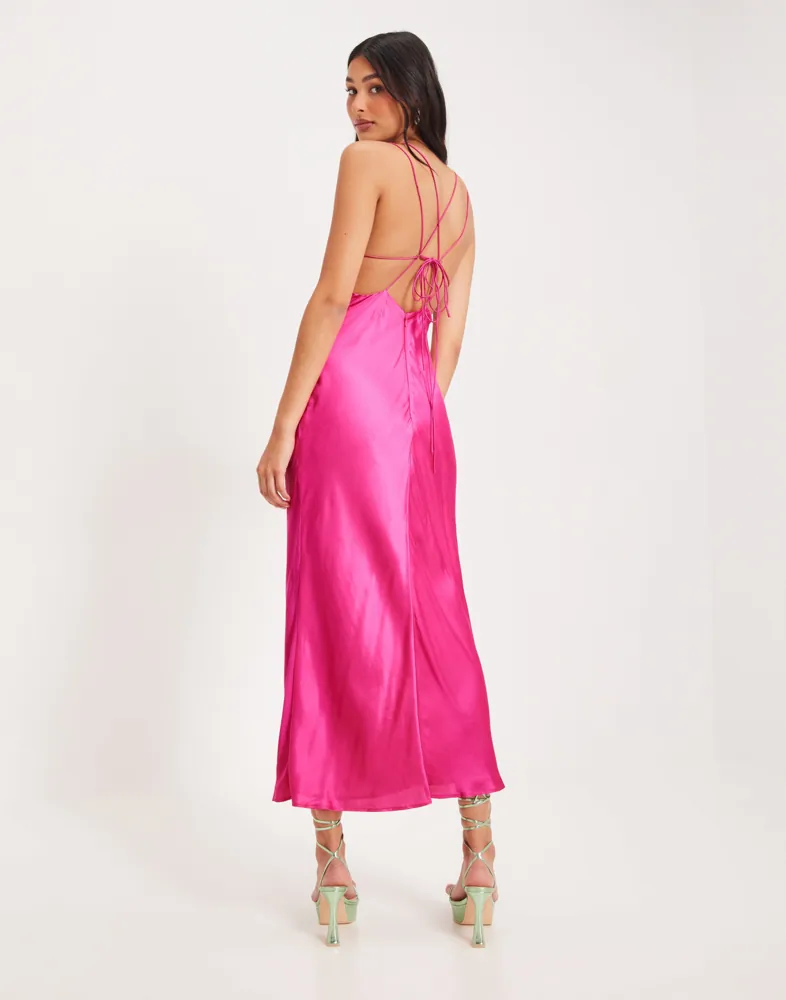 Buy Bardot LUCIA MIDI SLIP DRESS - Hot Pink | Nelly.com Buy Bardot LUCIA MIDI SLIP DRESS - Hot Pink | Nelly.com