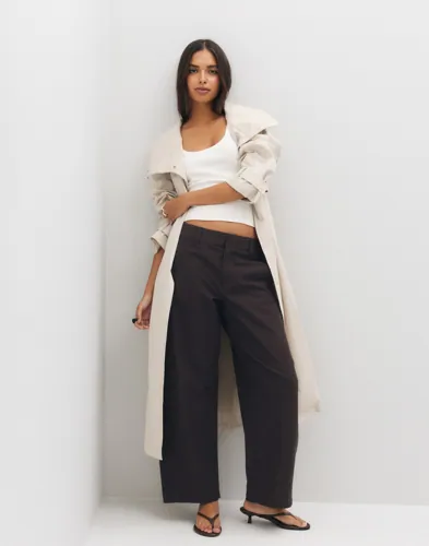 ONLY Onlclair Mw Barrel Pant Pnt Noos mjukisbyxor dam – bild 3