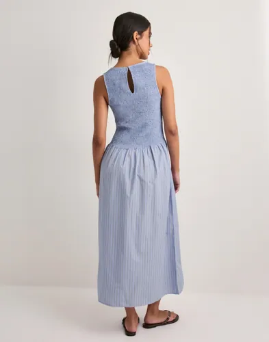 VERO MODA Vmleya Sl 7/8 Stripe Smock Dress Wv maxiklänningar dam – bild 2